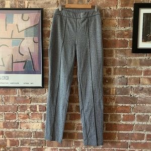 Black & White Pleated Dress Pants